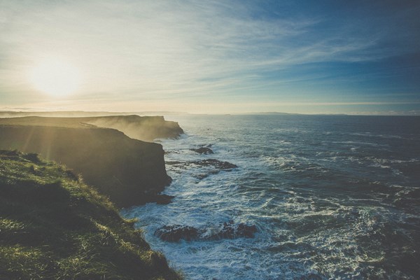 Scattering ashes at sea