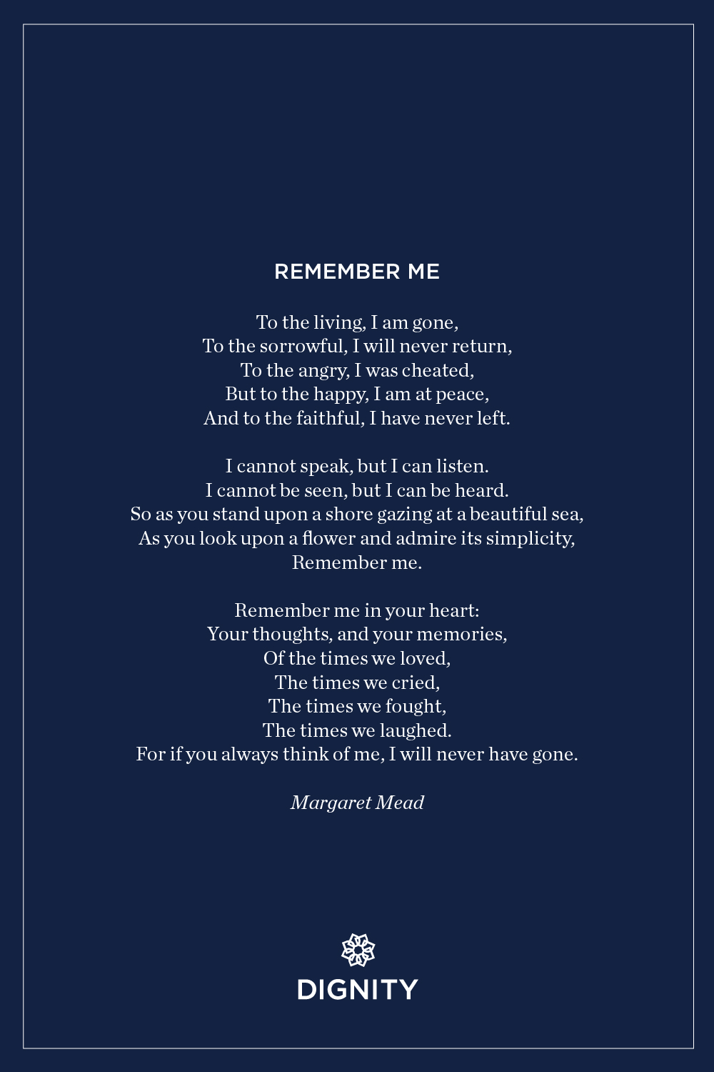 Poems and verses Remember me