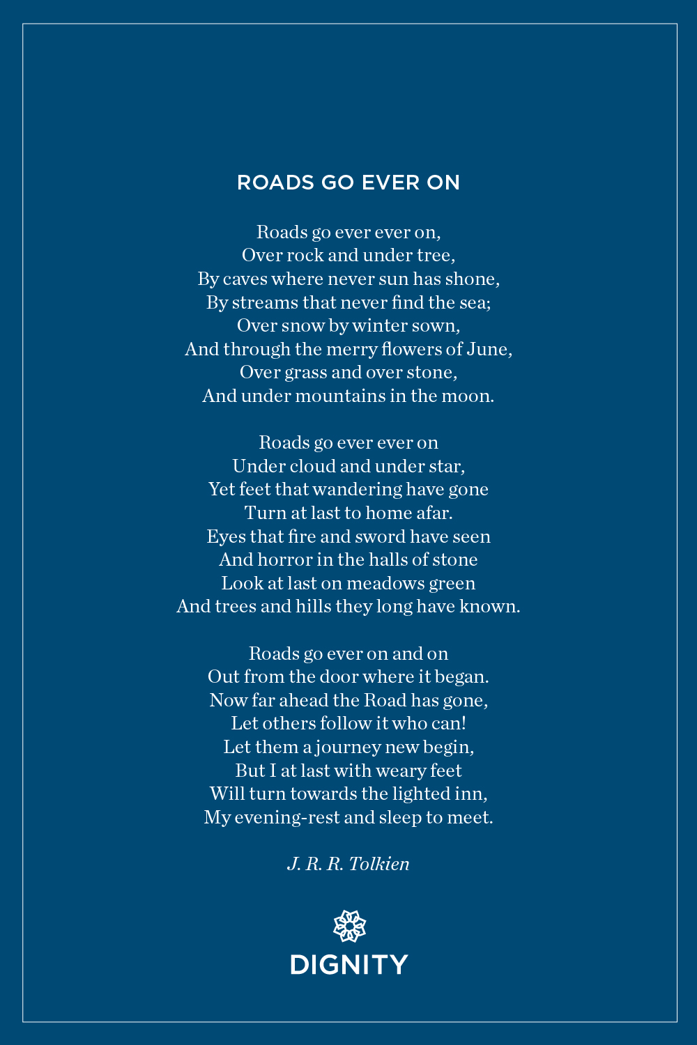 Non religious funeral Roads go over on